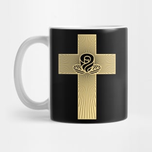 Rose on the cross Mug